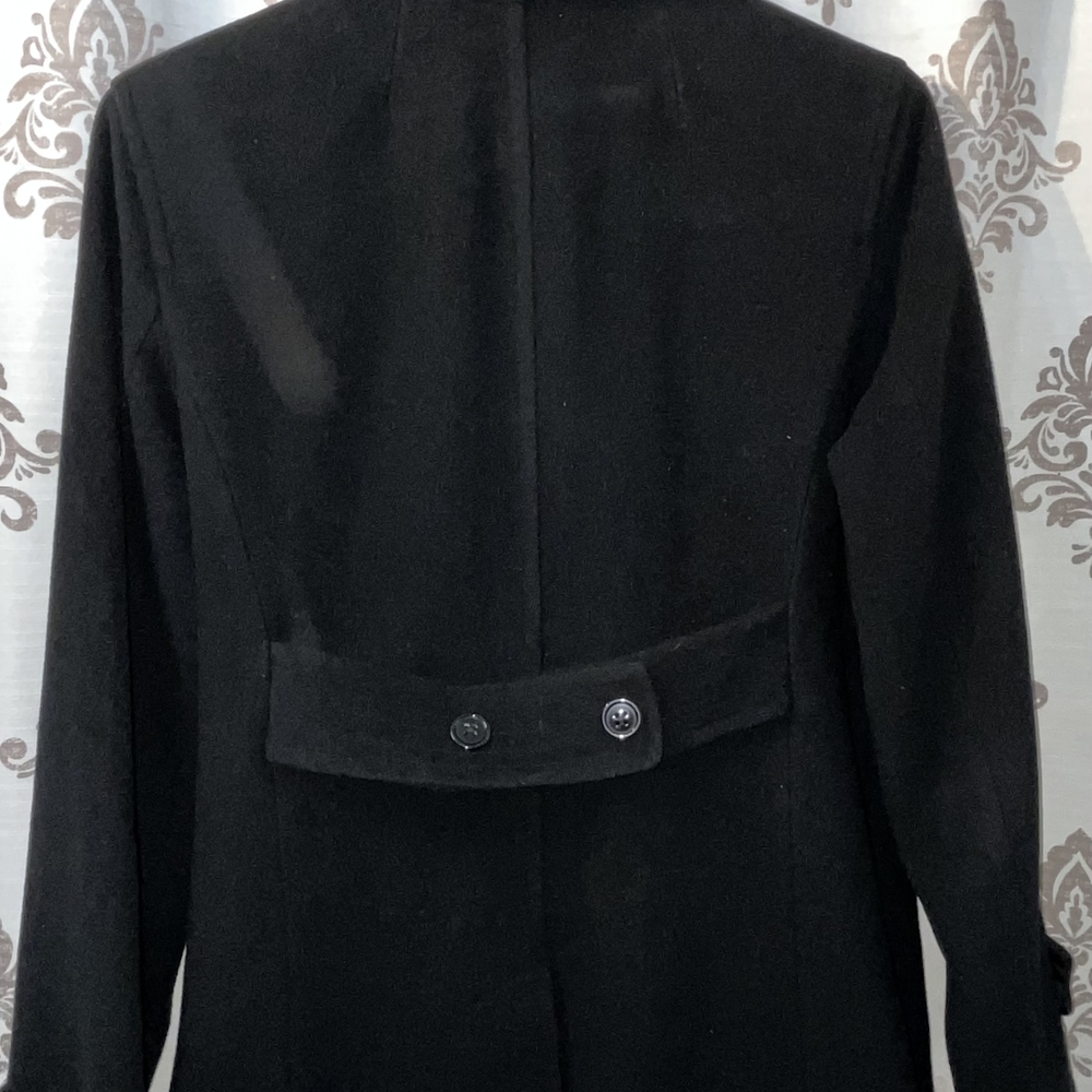 Croft & Barrow Classic Black Pea Coat - Picture 5 of 8
